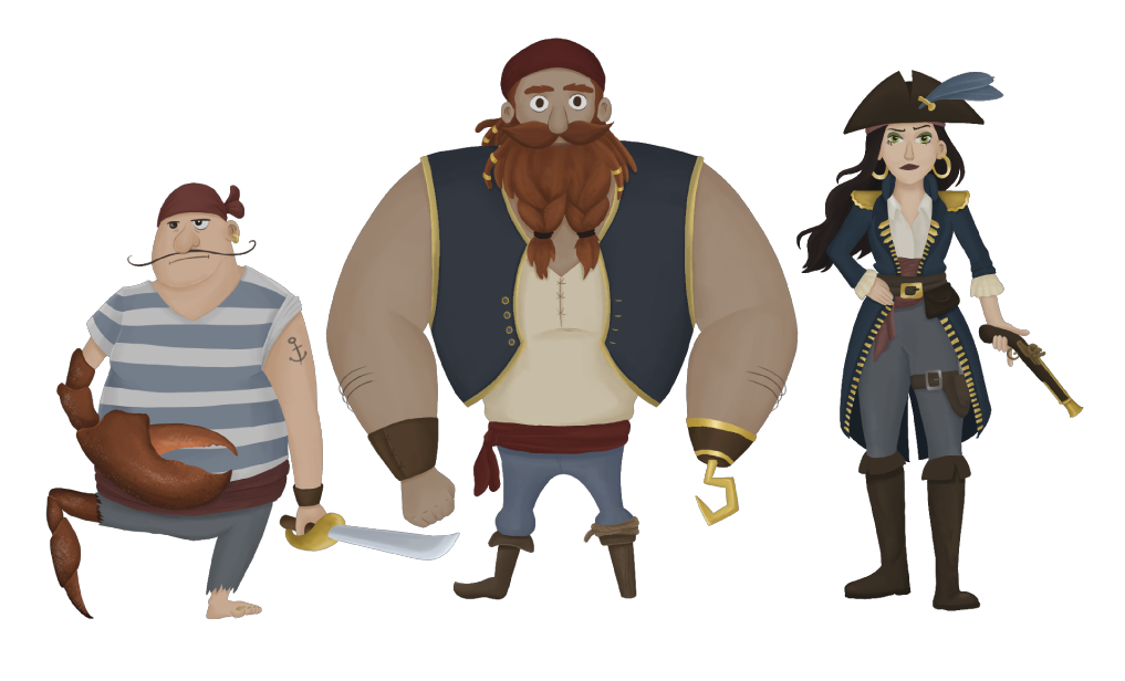 aventura-pirata-diseño-de-personajes-villanos-arte-digital-the-art-of-andrea